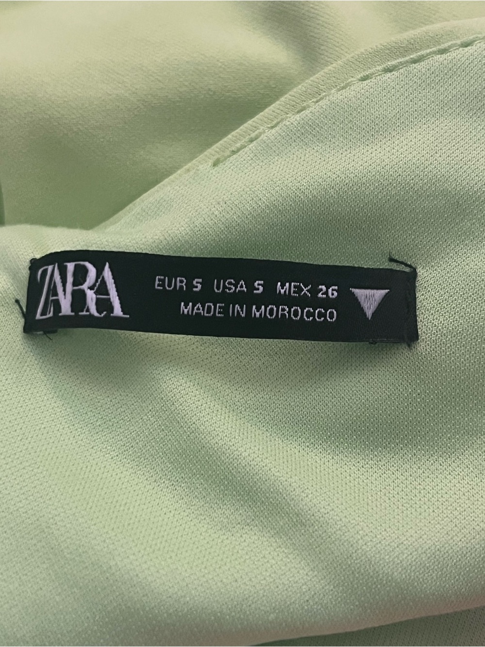 Zara Light Green Top - Picture 6 of 8